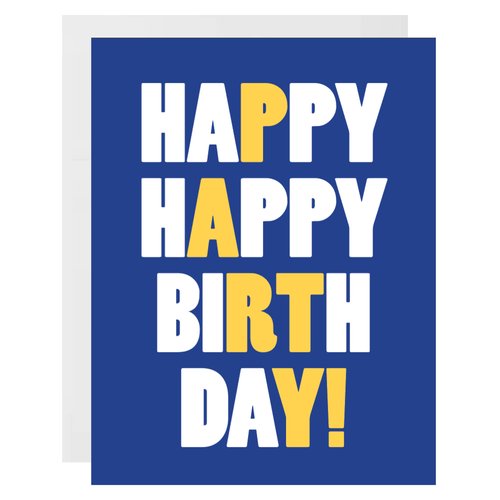 Happy Birthday PARTY! (Blue and Gold)